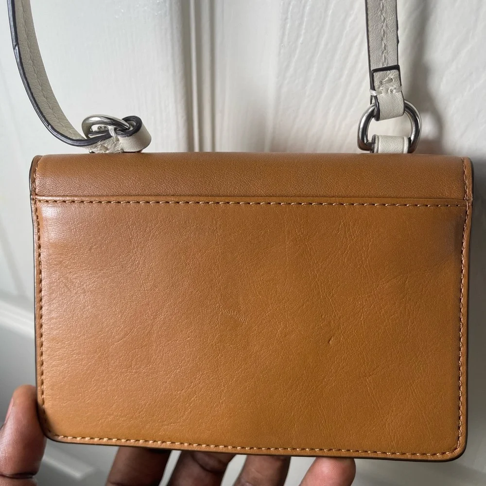 Coach Crossbody Bag in Yellow and Brown - Picture 3 of 7